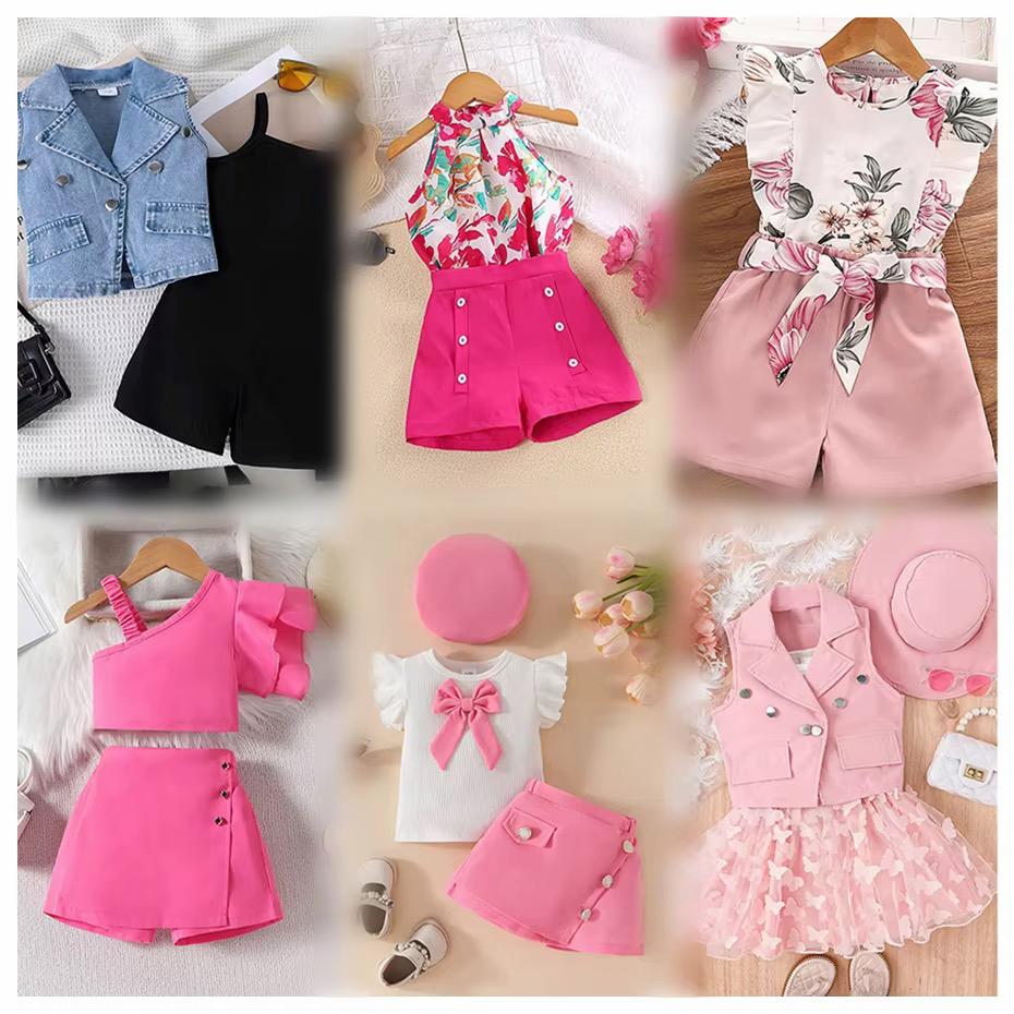 Denim Blazer Romper Set